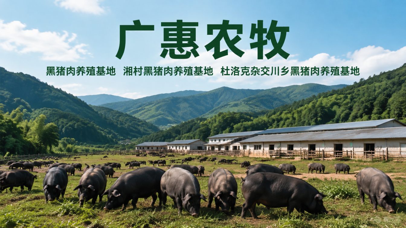 保定年出栏黑猪10万头+